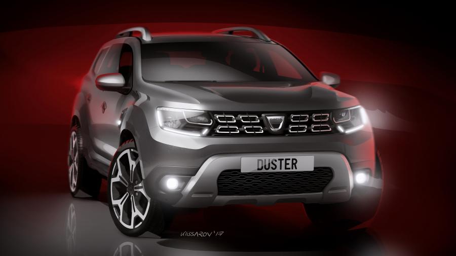 Эскиз Dacia Duster 2017 года  (WW) (фото 4 из 257)